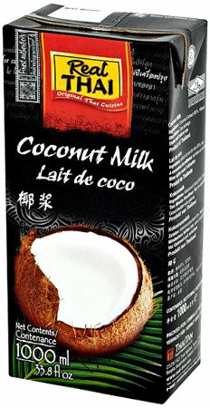 12 x Mleko kokosowe 85% Real Thai 1L