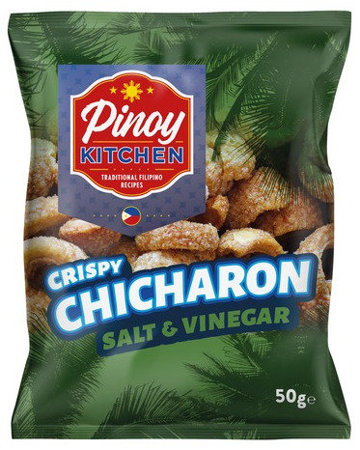 Chrupki Chicharon o smaku soli i octu 50g Pinoy Kitchen