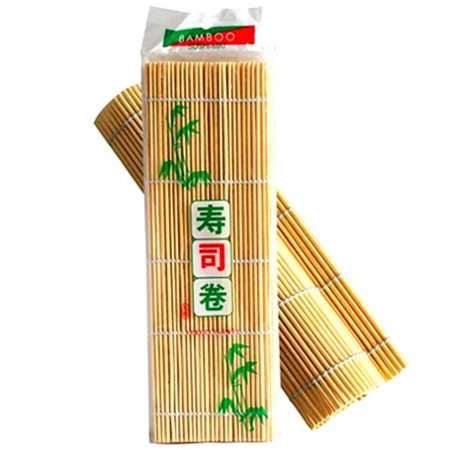 Mata bambusowa do sushi cienka 24x24cm Jade Temple