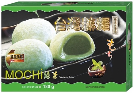 Mochi, ryżowe ciasteczka z zieloną herbatą 180g AWON