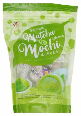 Mochi, ryżowe ciasteczka z zieloną herbatą Matcha 120g Love & Love