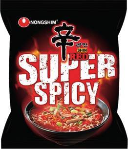Zupa Shin Red Super Spicy, bardzo ostra 120g Nongshim